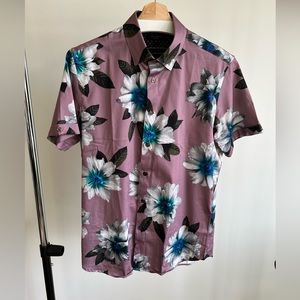 Vibrant Men’s Ted Baker SS Button-Down Shirt